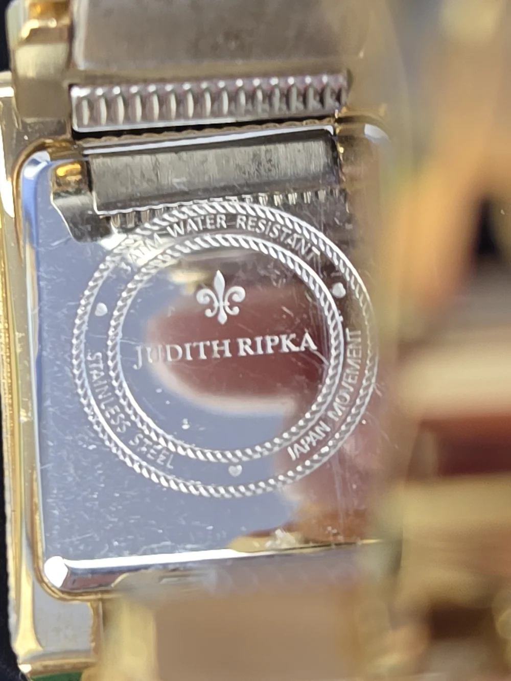 Judith Ripka Lexington Two-Tone Gold and Silver Women's Watch